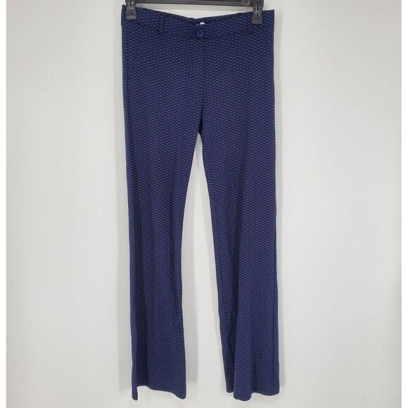Betabrand Pants - Women's Betabrand Pants‎ Medium Long Straight Leg Heart Print Work Yoga Stretch